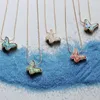 Hanger Kettingen Rinhoo Multicolor Vlinder Ketting Creatieve Retro Eenvoudige Kleur Legering Sleutelbeen Ketting Voor Vrouwelijke Meisjes