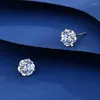 Brincos Stud Drop Livre 1CT 6/4 Pontas D Color Moissanite Ear Studs Prata Esterlina 925 Diamante Joias Finas 14K