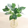 Decorative Flowers Artificial Palm Fake Tree Variegated Leaf Plant Indoor Outdoor Home Hawaiian Party Decorations Wedding Table