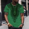 Men's T-Shirts Vintage Shirt For Men Totem Printed Ethnic Style MenS Clothing Summer Casual Short Sleeved Tops Tees Loose Oversized-Shirt 230619
