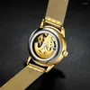 Armbandsur fngeen guld automatisk klockmän