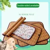 Chenils stylos Tapis de chien Refroidissement Coussin d'été pour chiens Chat Couverture Canapé Respirant Pet Lit Lavable Petit Moyen Grand Voiture 230619