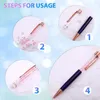 50 Pcs/Lot tube vide flottant bricolage stylo à bille préféré stylos à sable liquide cadeaux fournitures scolaires papeterie Logo personnalisé