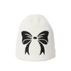 Berets Korean Version Of The Same Style Niche Fashion Butterfly Embroidery Cold Hat Autumn And Winter Warm Pullover Woolen Women