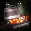 BBQ Tools Accessories 2pcs Portable Magnetic LED Grill Light Lamp 360 Degree Adjustable for BBQ Barbecue Grilling Lights Outdoor Grill Lighting Tools 230620