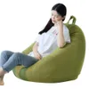 Sandalye büyük fasulye torbası kapağı tek koltuklu kanepe yüksek sırtlı Lounger Beanbag doldurulmuş oyuncaklar giysi organizatör dolgu olmadan 70x80cm 230619