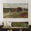 Landsbygdslandskap Canvas Art Welcome Company Heywood Hardy Oil Målning Handgjorda kontor Modern inredning