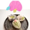 Bakning mögel blad form kakan dekorera mögel non-stick silikon bakverk dessert mögel sockermögel mögel hushållsrestaurang