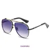 Top Original wholesale Dita sunglasses online store Punk series for men's personalized metal sheet cutting edge trend toad glasses