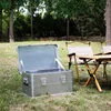 Caja de almacenamiento de aleación de aluminio portátil al aire libre