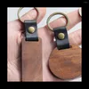 Pochettes à bijoux Porte-clés en bois Laser en bois - Blancs Bracelet en cuir Rectangle inachevé Porte-clés rond