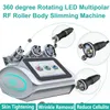 Portable 3 Handles 360 degree RF Roller Skin Tightening Eye Lifting Led Light Fat Burning Body Shape Machine SPA