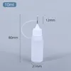 Storage Bottles 10Pcs 5/10/20/30Ml Resuable Needle Tip Glue Applicator Plastic Bottle For Paper Quilling Craft Diy Scrapbooking Tool