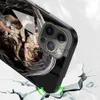 Obudowy telefonu komórkowego Moda Skull Skeleton Grim Glase Glass Case na iPhone 11 12 13 Pro XR X 7 8 XS Max 6 6s Plus SE Telefony komórkowe Cover J230620