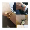 Manchet RVS Ball Kralen Armband Voor Vrouwen Ag Charm Stretch Streng Drop Levering Sieraden Armbanden Dhdyt