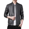 Vestes pour hommes coupe-vent veste adolescents garçons hommes décontracté à manches longues automne hiver col montant haut chemisier manteau avec solide