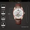 Нарученные часы Mohdne Men Tourbillon Business Watch Luxury Fashion Автоматические механические наручные часы Мужчина Водонепроницаемы