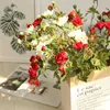 Suszone kwiaty głowy Symulacja róża kwiat Dekoracja wyposażenia domu