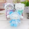 Симпатичные куфры подвески пушистые той игрушки мультфильм Cartoond Cross Dressing Panda Key Chain Декомпрессия Game Dollcatcher Claw Clip Очаровательные куклы YL0432