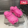 Nya sandaler Hardcroc Platform Mule Sandal fluo gul svart vit lila fuchsia brun herr dam designer tofflor rutschkanor sommar strand toffel utomhus rutschkana