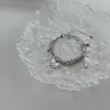 Pulseiras de elos Coreano Pulseira de pérola reflexiva de camada dupla com pingentes de bola inspirados no atacado para pulseiras