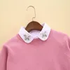 Bow Ties Woman Perles Fake Collar Shirt for Women White Colllares Mujer Docuable Choker Amovable Half False