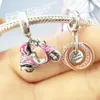 925 Silver Fit Pandora Charme Presente de Dia das Mães Feliz Aniversário, Ballon, Mom Bear Pendente Moda Conjunto de Charms Pingente Faça Você Mesmo Contas Finas Jóias Presente para Mulheres