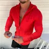 Mode männer Casual Hemden Strand Sonnencreme Lange Ärmeln Hoodie Zipper Shirt Männer Kleidung Sommer Einfarbig Casual Plaid S-5XL