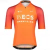 Rowerowe koszulki sety Ineos Team Jersey Set MTB Maillot Summer Cycling Clothing Rower koszule rowerowe