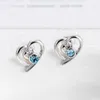 Stud Earrings ER-00475 2023 In Luxury Jewelry Silver Plated Heart For Women 1 Dollar Items Thanksgiving Gift