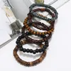 Bedelarmbanden - verkoop van meerlagige Boeddha Bead Beaded Men's Retro Style Elastic Thread Adjustable Wooden Wholesale