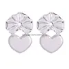 Charm Fourleaf Clover Earrings Aid