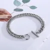 Lien Bracelets 7mm Largeur Bracelet En Acier Inoxydable Inséparable Simple Cubain Pour Hommes Et Femmes Chaîne Bijoux