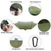 Portaledges Camping Hammock with Mosquito Net Pop-Up Light Portable Outdoor Parachute Hammocks Swing Sleeping Hammock Camping Stuff 230619