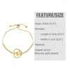 Bracelets porte-bonheur FLOLA chaîne perlée coeur pour femme cuivre CZ cristal Fatima main plaqué or bijoux cadeaux Brtc27