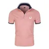 camisa de golfe 2023 Designer de verão Men camisas de polos masculino Marca casual de algodão de manga curta de alta qualidade Men camisa de golfe de verão Top Designer Polo Shirt 21k4z