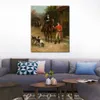 Realistico paesaggio su tela A Hunting Morn Heywood Hardy pittura a olio dipinto a mano Living Room Decor