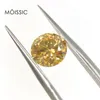 Diamanti sciolti MOISSIC Champagne 65mm 1 diamante colorato coltivato in laboratorio Pierre Precieuse con certificato GRA 230619