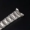 Horlogebanden 20 mm vintage armband horlogeband voor 1960 horlogekast Sub 316L roestvrij staal zilver horloge aanpassing accessoires onderdelen met gereedschap 230619