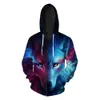 Extra Large Casual Zipper Sweater Sports Cardigan Wolf King Hooded Coat faux leather biker jacket women jackets 2023