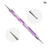 5pcs Crystal Nail Art Brush Pen Carving Emboss Shaping Hollow Sculpture Acrylic Manicure Dotting Tools F2305 Diuhs