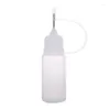 Bouteilles de stockage Pointe d'aiguille Bouteille de colle Squeeze Plastic Dispensing Childproof 95AC