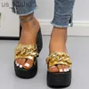 Slippers 2022 Women Sandals Platform Sandals Shoes Women Summer Sandals Slipper Indoor Outdoor Beach Shoes Female Bow Bling Slippers J230620