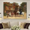 High Quality Canvas Art Reproduction of Heywood Hardy One for The Road Hunting Landscape Painting Hand Painted