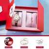 Relojes de pulsera Olves, reloj de cuarzo para mujer, correa de cuero Simple informal, reloj de manos liminosas, pulsera femenina, relojes impermeables para mujer