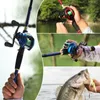 Rod Reel Combo Sougayilang Telescopic Casting Fishing Combo 1.8-2.4m Portable Carbon Fiber Rod and 7.2 1 Gear Ratio Fishing Reel Fishing Combo 230619