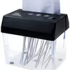 Shredders Mini Taşınabilir A4A6 Kağıt Shredder Electranual Shredder Belgeleri Kağıt Kesme Aracı Ev Ofis Masaüstü Kağıt Kesme Aracı 230620