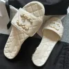 C Sommer-Slides, Hausschuhe, Sandalen, klassische Strand-Casual-Booties, offene Schuhe, hochwertige Ledersohle, Luxus-Designer-Fabrikschuhe für Damen, Größe 35–41