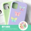 Vases Acrylic Butterfly Manicure Decors Small Accessories Nail Mini Butterflies DIY Craft Crafts