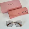 Miu-zonnebril van hoge kwaliteit, luxueus slank montuur, designer voor heren en dames, klassieke bril, zonnebril voor autorijden